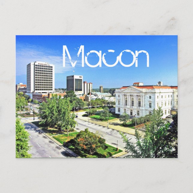 Macon, Georgia, U.S.A Postcard (Front)