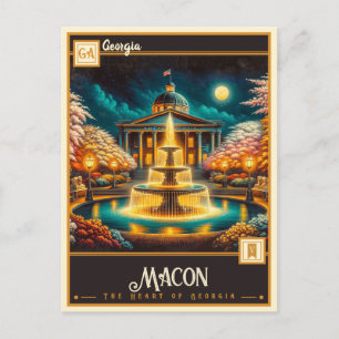 Macon, Georgia   Vintage Postcard