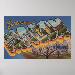 Macon, GeorgiaLarge Letter ScenesMacon, GA Poster