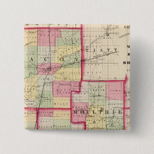Macon, Moultrie, Shelby counties 15 Cm Square Badge