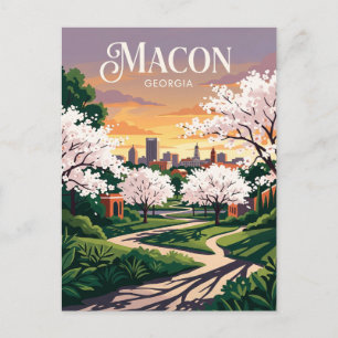 Macon USA Postcard