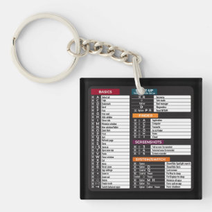 MacOs commands shortcut computer MacBook keypad  Key Ring