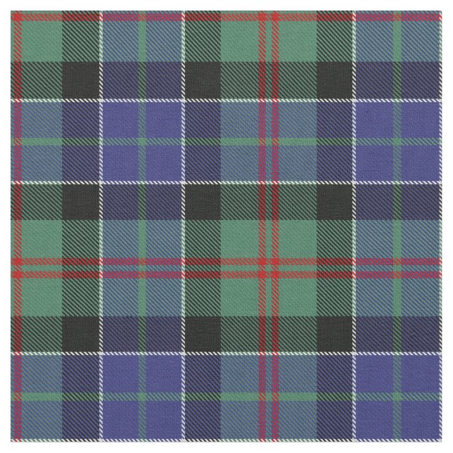 MacPhedran Clan Tartan Fabric (Close Up)