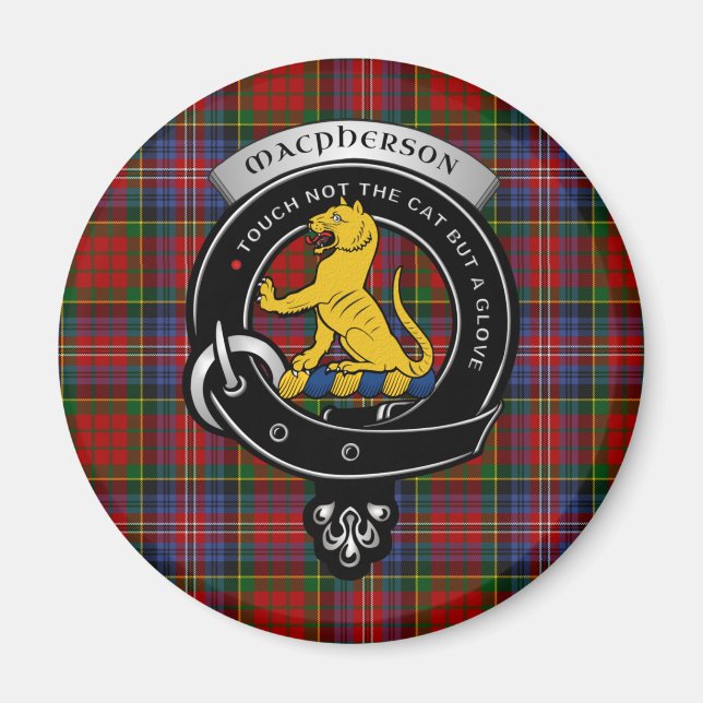 Macpherson Clan Badge Magnet (Front)