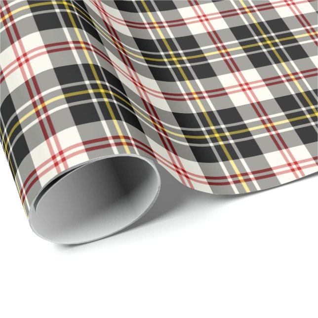MacPherson Clan Dress Tartan Wrapping Paper (Roll Corner)