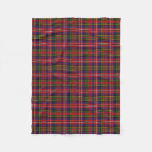 MacPherson Clan Tartan Plaid Fleece Blanket