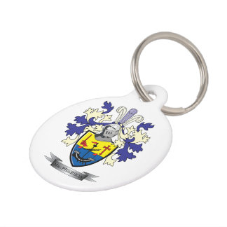 MacPherson Family Crest Coat of Arms Pet Tag