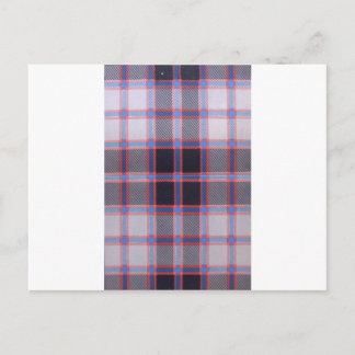 MACPHERSON HUNTING TARTAN POSTCARD