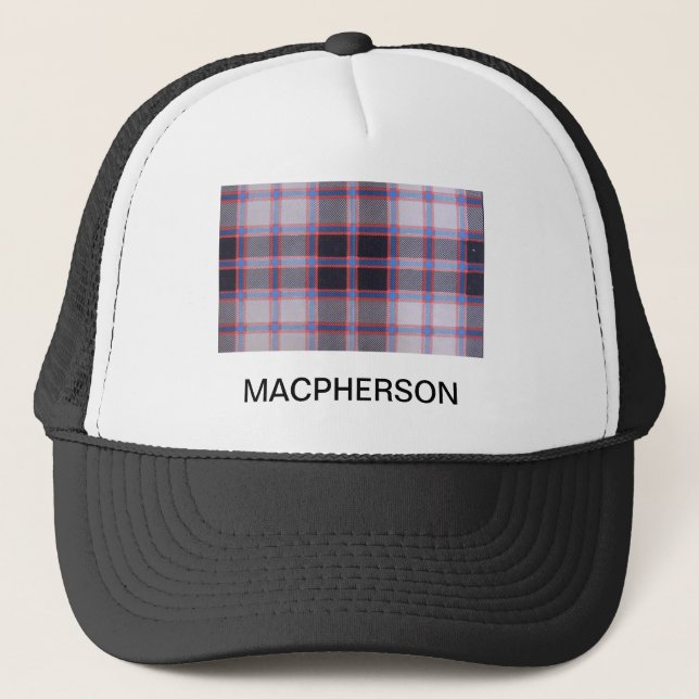 MACPHERSON HUNTING TARTAN TRUCKER HAT (Front)