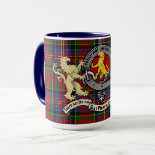 MacPherson/McPherson Badge & Tartan Personalised  Mug