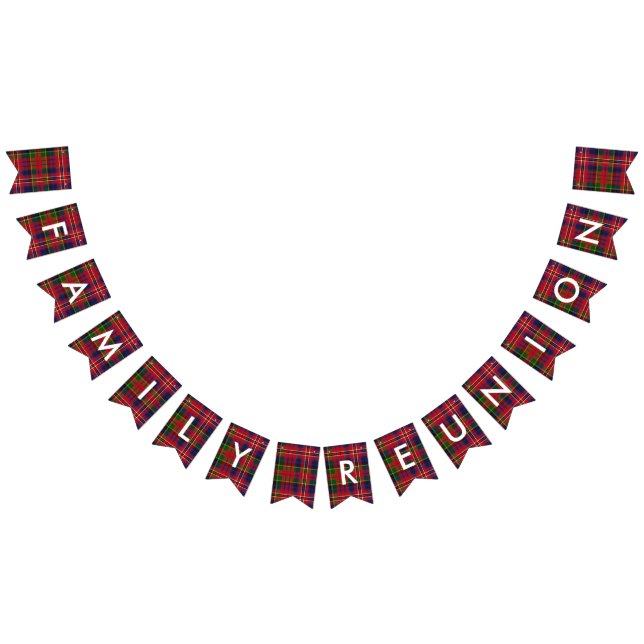 MacPherson Plaid Custom Bunting Banner (All)