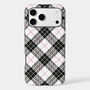 MacPherson tartan black white plaid
