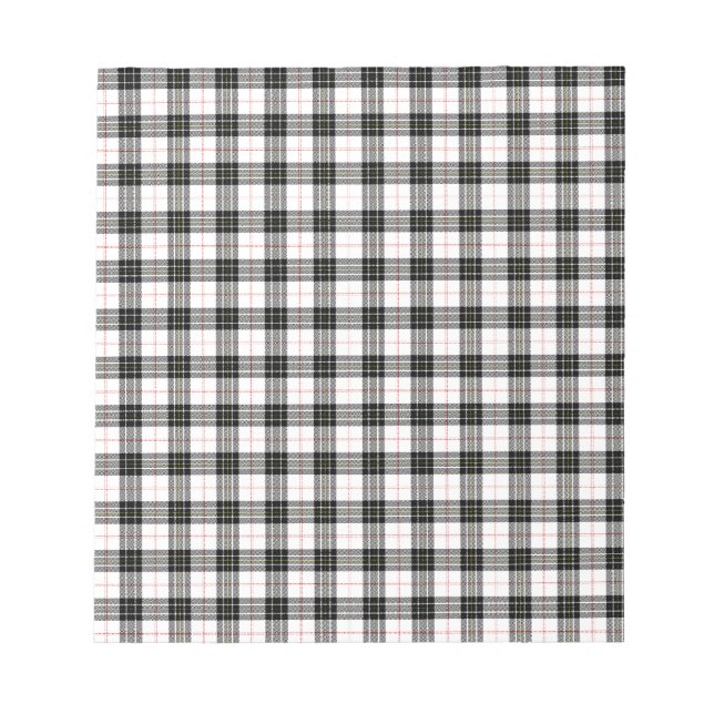MacPherson Tartan Notepad (Front)