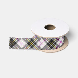 MacPherson Tartan Plaid Pattern Plaid Big Satin Ribbon
