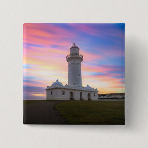 Macquarie Lighthouse Sydney, Australia 15 Cm Square Badge