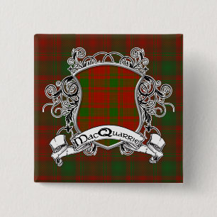 MacQuarrie Tartan Shield 15 Cm Square Badge