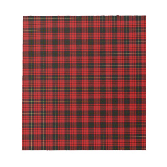 MacQueen Tartan Notepad (Front)