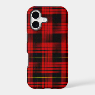 MacQueen Tartan Red and Black Plaid