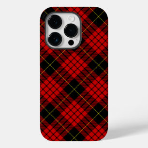 MacQueen Tartan Red and Black Plaid Case-Mate iPhone 14 Pro Case
