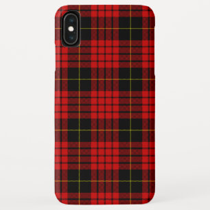 MacQueen Tartan Red and Black Plaid Case-Mate iPhone Case