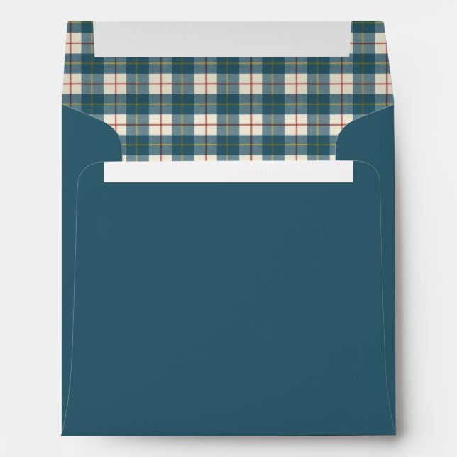 MacRae Chonchra Modern Original Scottish Tartan  Envelope (Back (Bottom))
