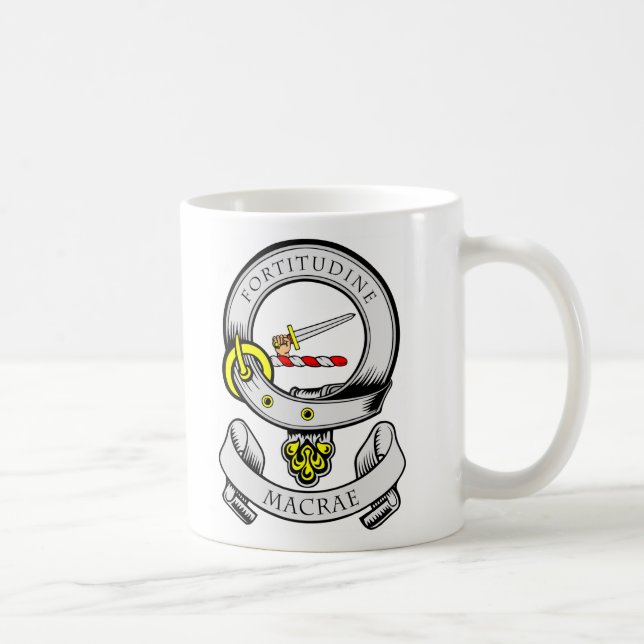 MACRAE Coat of Arms Coffee Mug (Right)