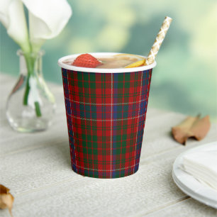 MacRae Tartan Plaid Paper Cups