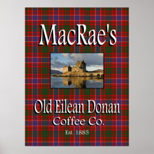 MacRae's Old Eilean Donan Coffee Co. Poster