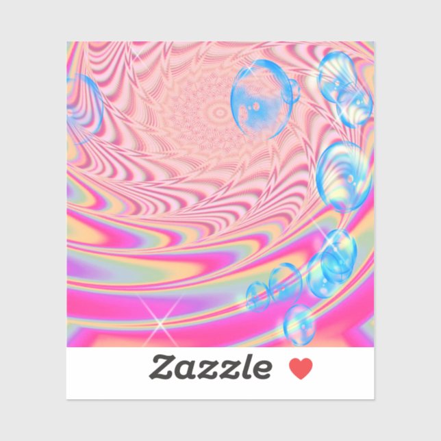 MACRAME'- Colourful Abstract Image of Fractal Art  (Sheet)