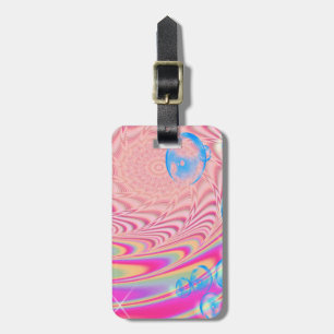 MACRAME'- Colourful Abstract Image of Fractal Art Luggage Tag