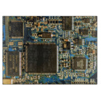 Macro Blue Circuit Board | PCB Photo