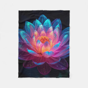 Macro Ethereal Zen Fleece Blanket
