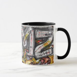 Macro graffiti mug