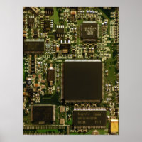 Macro Green Circuit Board | PCB Photo