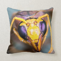 Macro Image of a Bug Eyed Hornet Up Close