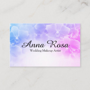 *~* Macro Photo Elegant Pink Lavender Flower Business Card