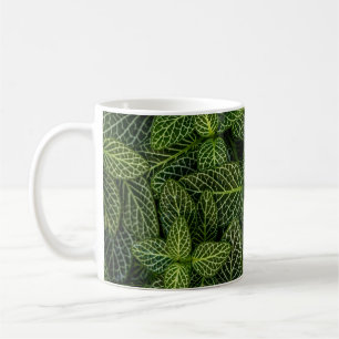 MACRO PHOTO OF GREEN-LEAFED PLANTS COFFEE MUG