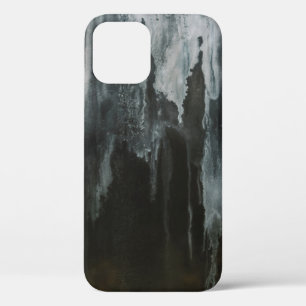 Macro photography of ice formation iPhone 12 case