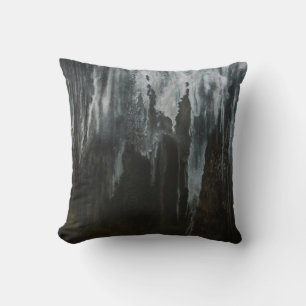 Macro photography of ice formation cushion