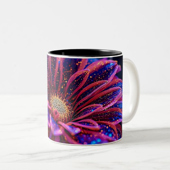 Macro Reverie Dream Two-Tone Coffee Mug (Front Right)