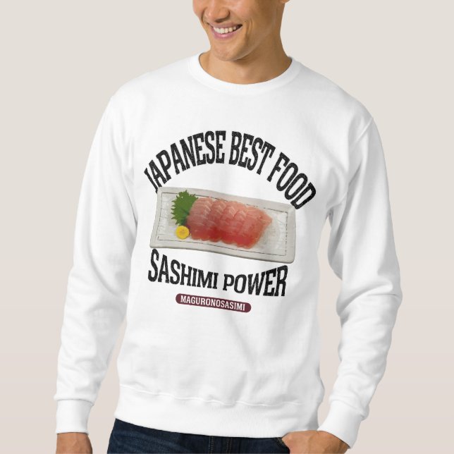 Macro sashimi (vintage style) sweatshirt (Front)
