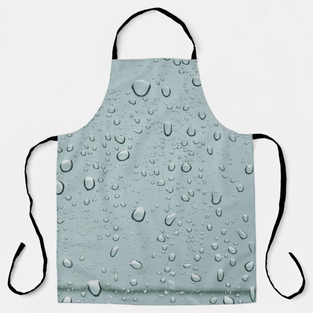 Macro shot of water drops apron (Front)