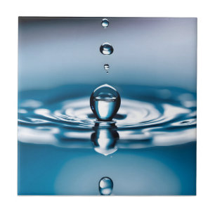 Macro water drops tile
