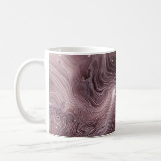 Macrophotography of water coffee mug (Left)