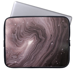 Macrophotography of water laptop sleeve