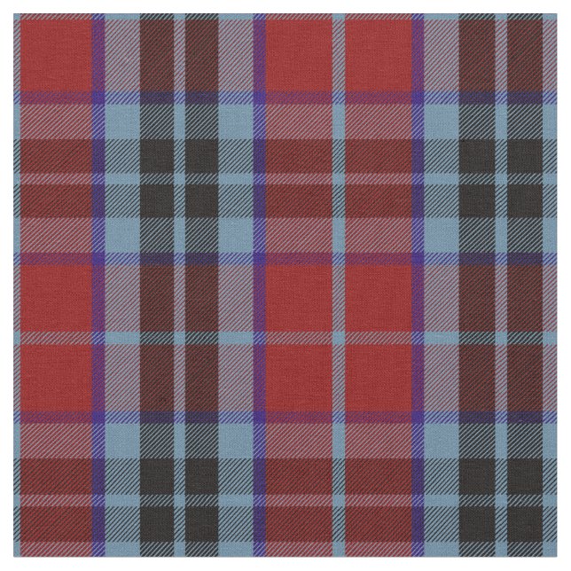 MacTavish Tartan Print Fabric (Close Up)