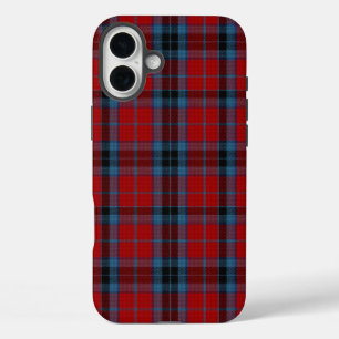 MacTavish Tartan Red and Blue Plaid iPhone 16 Plus Case