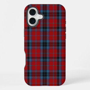 MacTavish Tartan Red and Blue Plaid iPhone 16 Plus Case