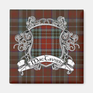 MacTavish Tartan Shield Magnet