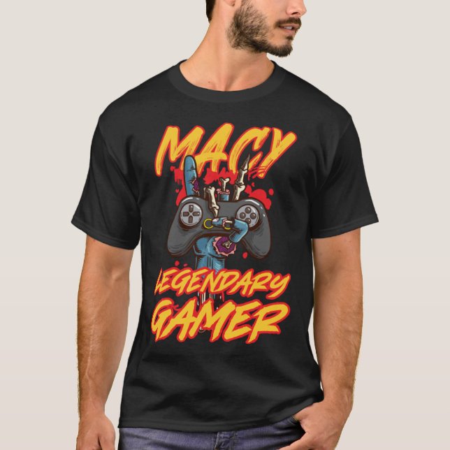 Macy Legendary Gamer T-Shirt (Front)